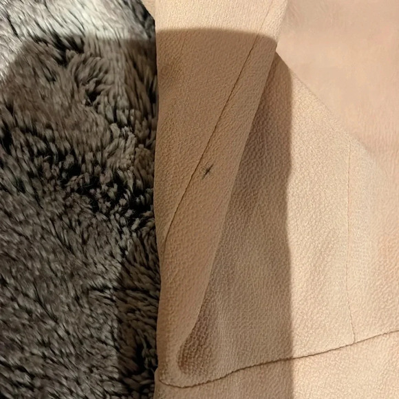 H&M Nude pink Elegant A Line Midi dress SZ  2 - Picture 9 of 16